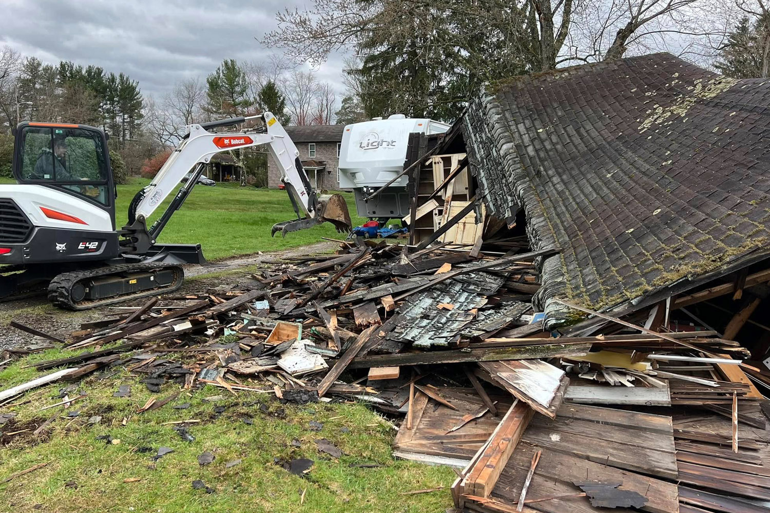 Home demolition